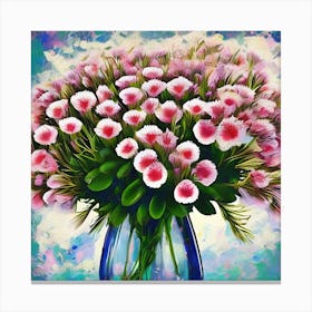 Alstroemeria Flowers 33 Canvas Print