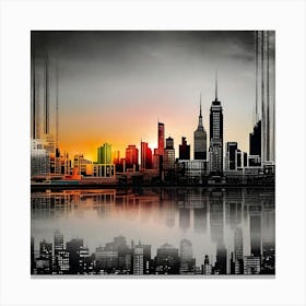 New York City Skyline 31 Canvas Print