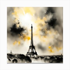 Paris Eiffel Tower 1 Canvas Print