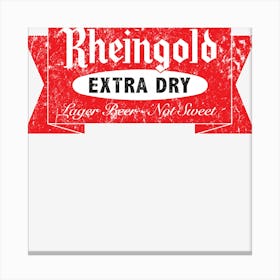 Rheingold Extra Dry Canvas Print