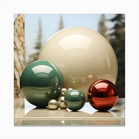 Christmas Ornaments 8 Canvas Print