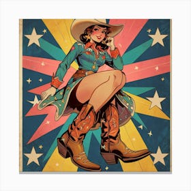 Cowgirl 1 Canvas Print