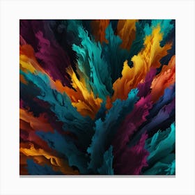 Abstract Abstract Painting Canvas Print