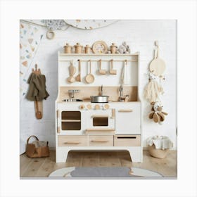Wooden Play Kitchen (1) 2024 05 17t210652 Canvas Print