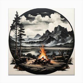 Campfire Canvas Print