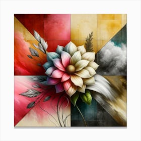 Abstract Flower 22 Canvas Print