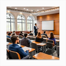 Lecture Hall Canvas Print