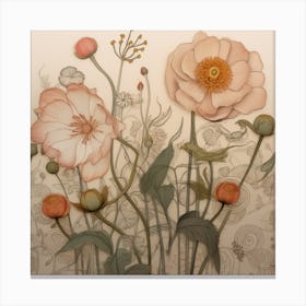 'Flora II' Canvas Print