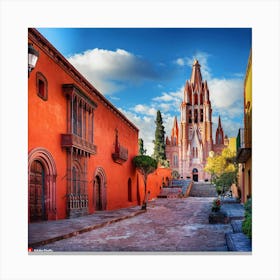 Santa Fe Cathedral Canvas Print