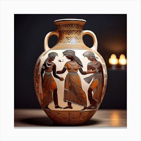 Greek Vase 2 Canvas Print