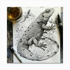 Lizard 2 Canvas Print