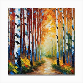 Birch Forest 2 Canvas Print