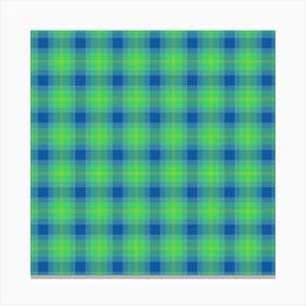 Plaid Fabric 35 Canvas Print