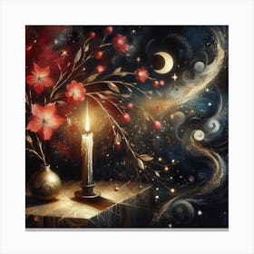 Candle Canvas Print