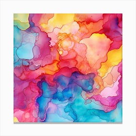 Abstract Watercolor Painting 2 Canvas Print