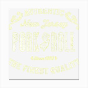 Vintage New Jersey Pork Roll Canvas Print