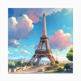 Eiffel Tower 1 Canvas Print