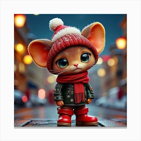 Cute Mouse Canvas Print