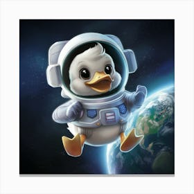 Space Duck Canvas Print