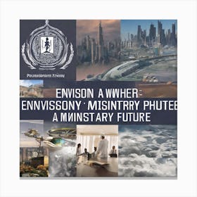 Envision A Future Where The Ministry For The Future Has Been Established As A Powerful And Influential Government Agency 2 Canvas Print