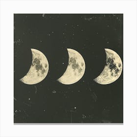 Moon Phases Canvas Print