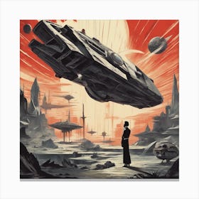 Star Wars Empire Glorious Dystopian Propaganda Art 8 Canvas Print