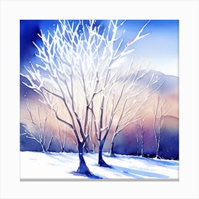 Winter Trees 2 Canvas Print