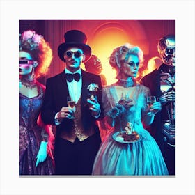 Halloween Costume Party 3 Canvas Print