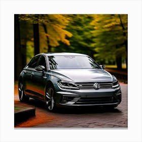 Volkswagen Car Automobile Vehicle Automotive German Brand Logo Iconic Automotive Industry (3) Canvas Print