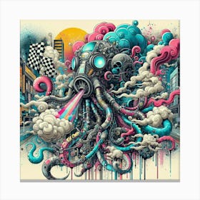 Octopus 33 Canvas Print