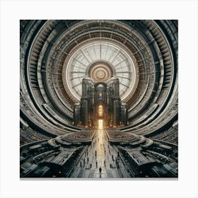 Futuristic Architecture Canvas Print