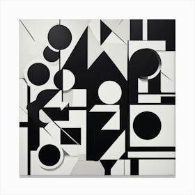 Bold Geometric Shapes art print 2 Canvas Print