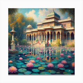 Rajasthan Palace Canvas Print