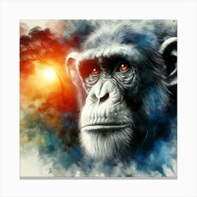 Creative Wild Animal Representation 21 Canvas Print