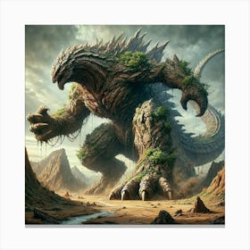 Earth Kaiju Canvas Print