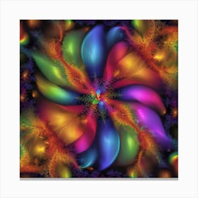 Fractal Flower 1 Canvas Print