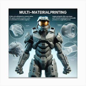 Halo Master Chief 1 Canvas Print