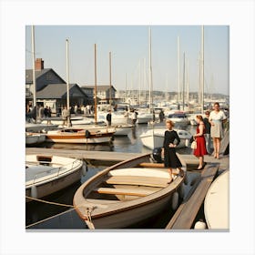 The Old Marina~Reimagined by Hall-O-Gram Creations, hallogram, hallogramcreations 15 Canvas Print