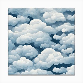 Clouds In The Sky Canvas Print