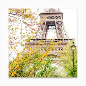 Eiffel Tower Vii Square Canvas Print