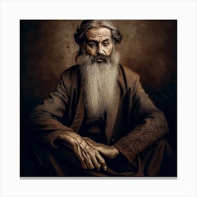 Portrait Of An Old Man 3 Canvas Print