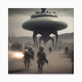 Alien Invasion Canvas Print