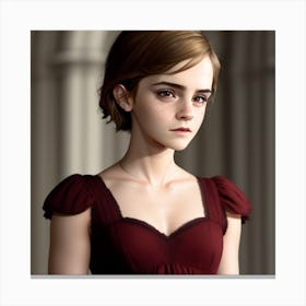 Emma Watson Unveiling Inspiration Canvas Print