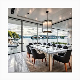 Dining Room Canvas Print