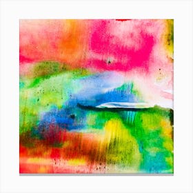 Abstract Watercolor Painting 12 Canvas Print