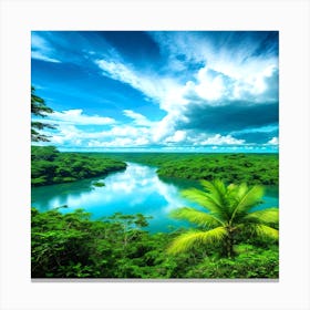 Tropical Rainforest Canvas Print