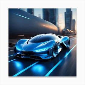 Futuristic Car 5 Canvas Print