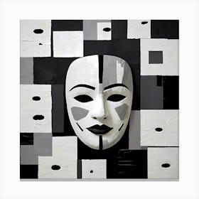 Fragments of Identity: Mask Of Vengeance Canvas Print