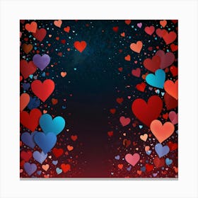 Heart Background 1 Canvas Print