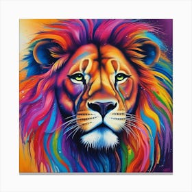 Lion Face Canvas Print